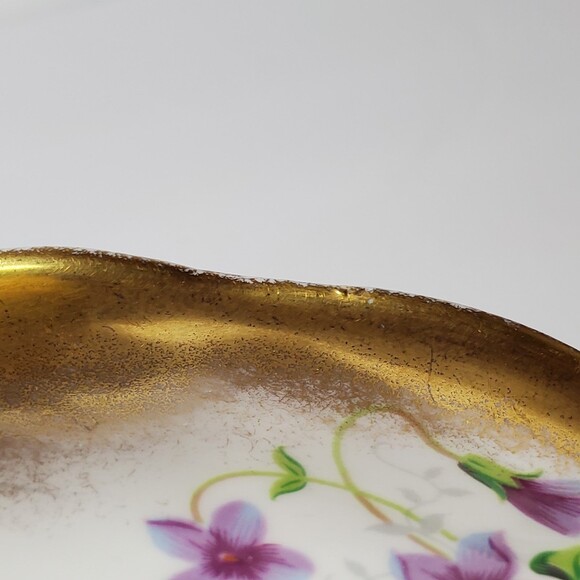 Royal Standard Teacup and Saucer Purple Violets Vintage - Picture 9 of 11